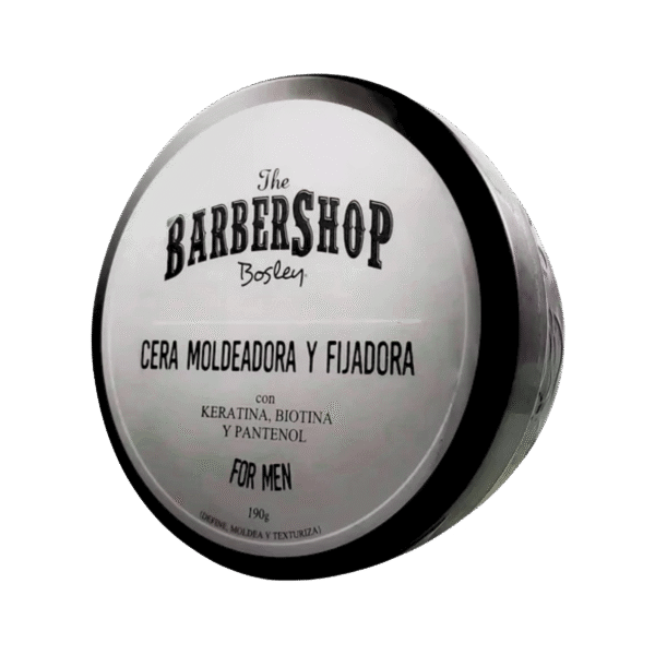 CERA MOLDEADORA Y FIJADORA BARBERSHOP 190ML GRIS